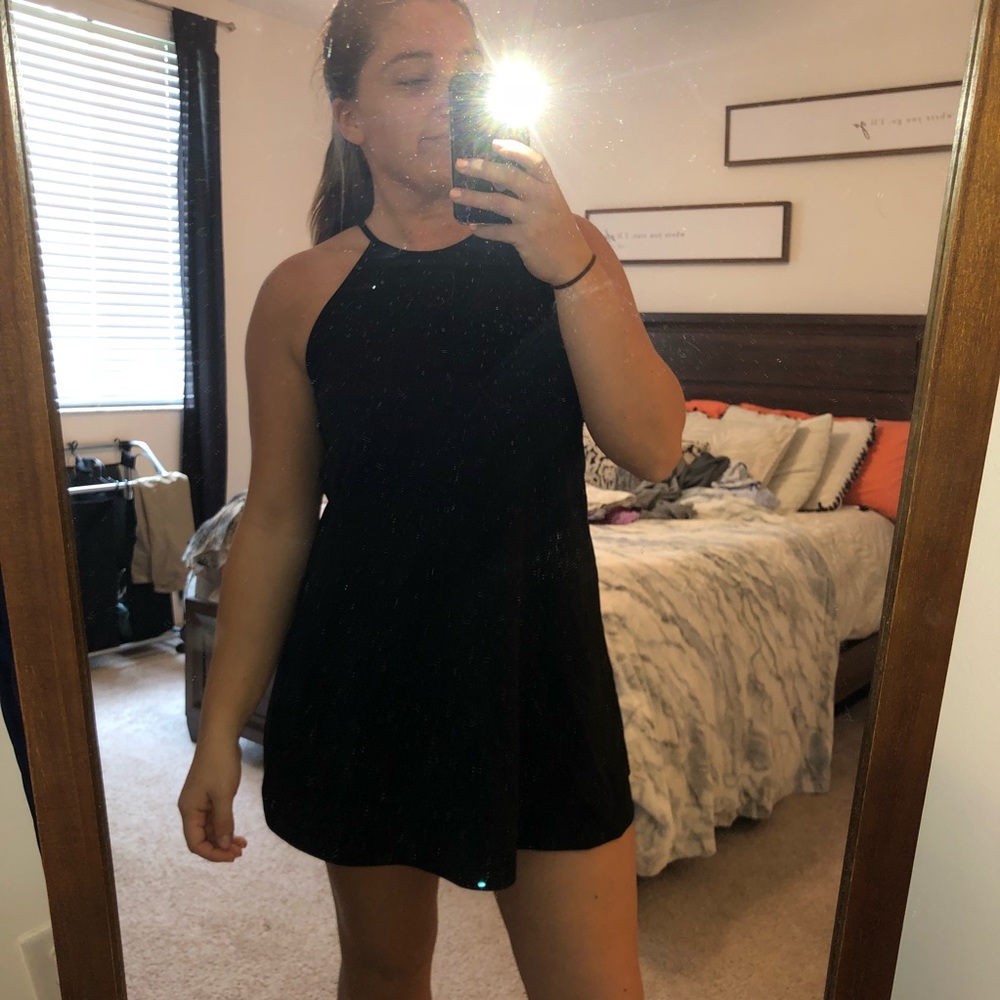 Black cocktail dress